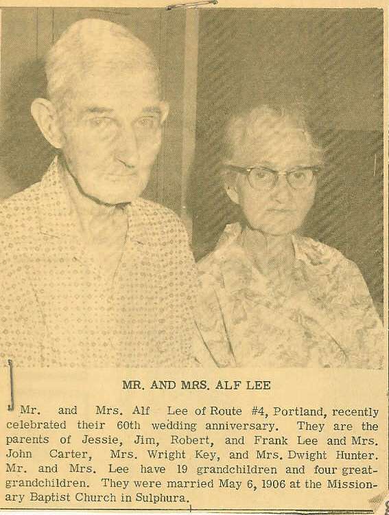 Lee, Alfred and Nettie Baskerville